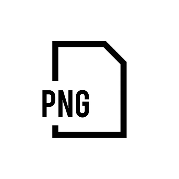Formato Arquivo Png Ícone Ilustração Vetorial —  Vetores de Stock