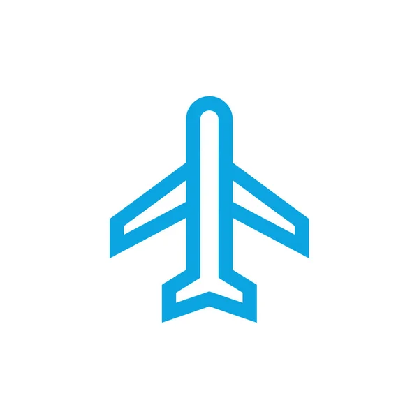 Repülőgép Repülőgép Légi Utazás Nyaralás Szabadban — Stock Vector