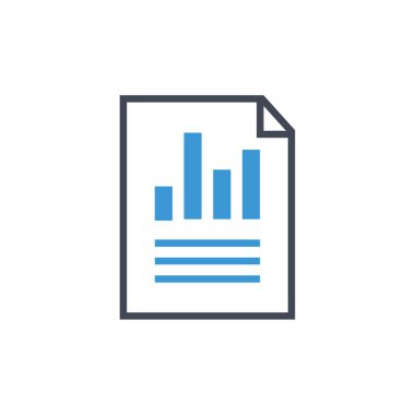 grafik ikonu vektör illüstrasyonu