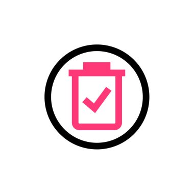 Kontrol işareti Tamam onaylandı