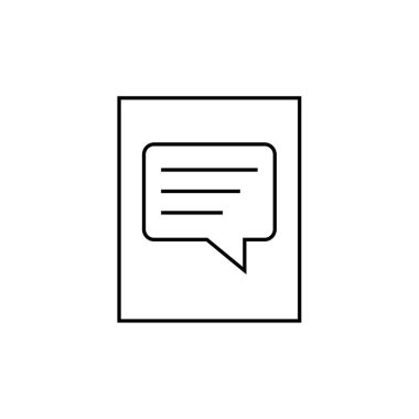 SMS ve Metin Mesajlaşması ikon vektör illüstrasyonu