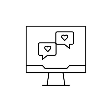 SMS ve Metin mesajlaşması vektör illüstrasyonu