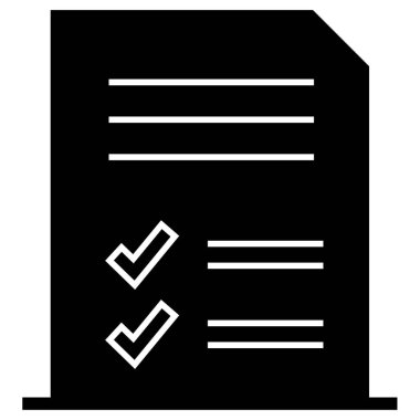 Belge. Web simgesi basit illüstrasyon