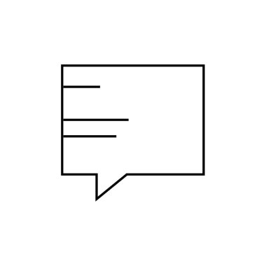 konuşma balonu ikonu vektör illüstrasyon tasarımı