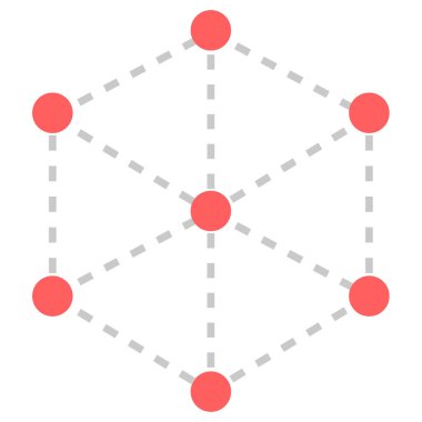 Beyaz arkaplanda bağlantı vektörü simgesi   