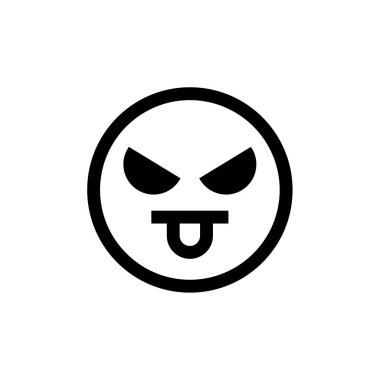 yüz simgesi, vektör illüstrasyonu