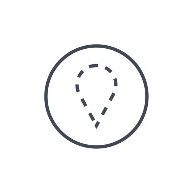 GPS ve Navigasyon simgesi vektör illüstrasyon tasarımı  