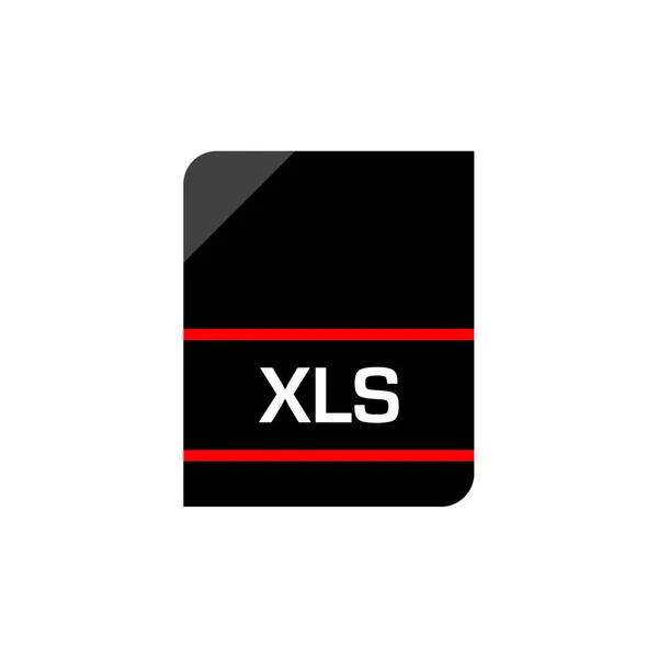 Документ Розширення Файла Xls — стоковий вектор
