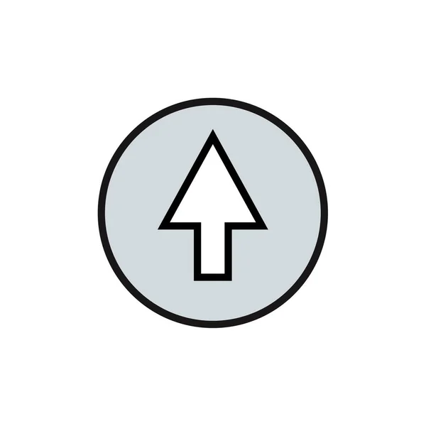 Illustration Vectorielle Icône Direction Pointeur — Image vectorielle