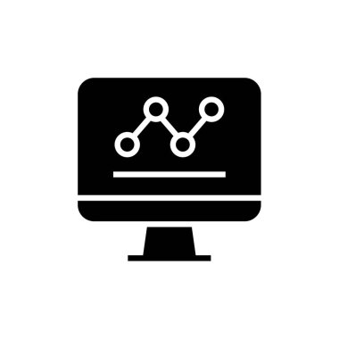 seo web simgesi basit illüstrasyon     