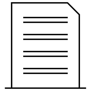 Rapor verin. Web simgesi basit illüstrasyon    