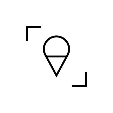 GPS ve Navigasyon simgesi vektör illüstrasyon tasarımı  