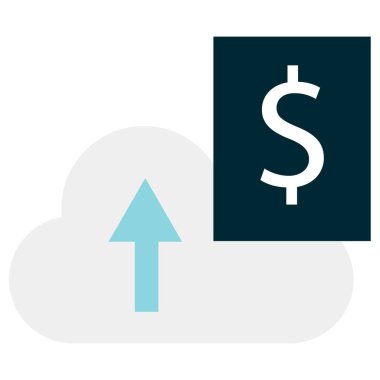 Bankacılık. Web simgesi basit illüstrasyon