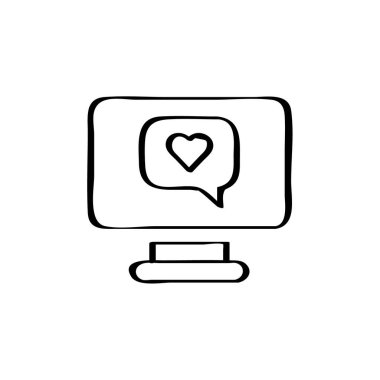 Sohbet balonu simgesi. vektör illüstrasyonu 