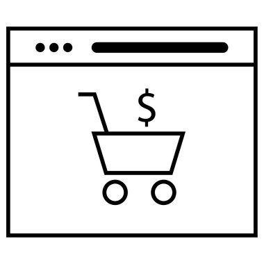 SEO Web Tarayıcısı, vektör illüstrasyonu