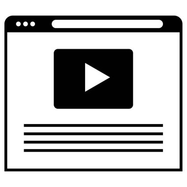 Kablo çerçevesi. Web simgesi basit illüstrasyon