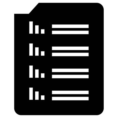 Liste. Web simgesi basit illüstrasyon