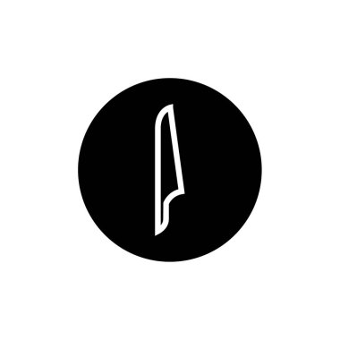 bıçak simgesi vektör illüstrasyonu