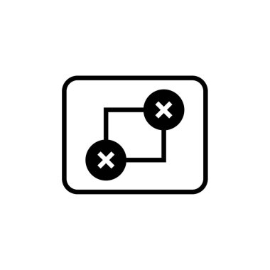 Kablolar modern simge, vektör illüstrasyonu