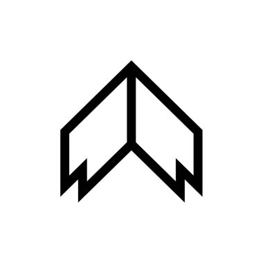 ok simgesi vektör illüstrasyonu   