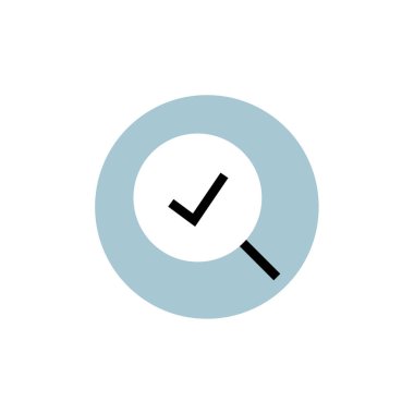 İşaret simgesini işaretle. vektör illüstrasyonu 