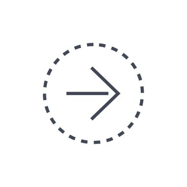 ok simgesi vektör illüstrasyonu   