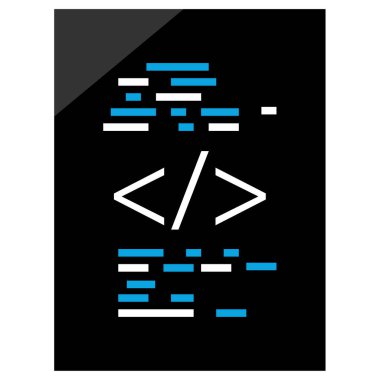 Web Geliştirme basit simgesi, vektör illüstrasyonu