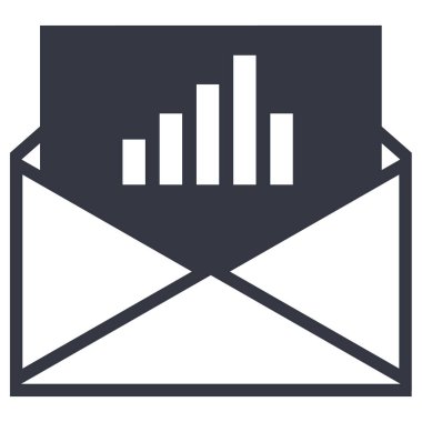 e- posta simgesi, vektör illüstrasyonu