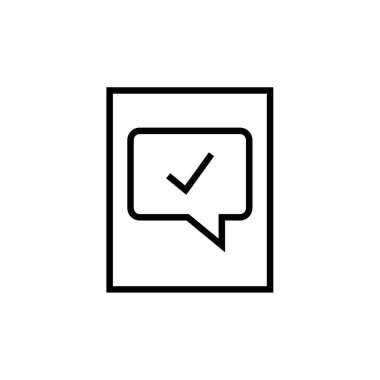 SMS ve Metin Mesajlaşması ikon vektör illüstrasyonu