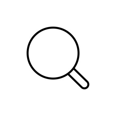 İnternet araması basit simge, vektör illüstrasyonu