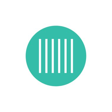 Barkod simgesinin vektör illüstrasyonu 