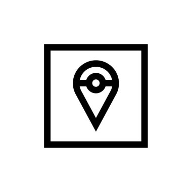 GPS ve Navigasyon simgesi vektör illüstrasyon tasarımı  