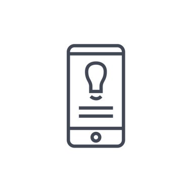 ampul simgesi vektör illüstrasyonu  