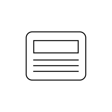 Kablolar modern simge, vektör illüstrasyonu