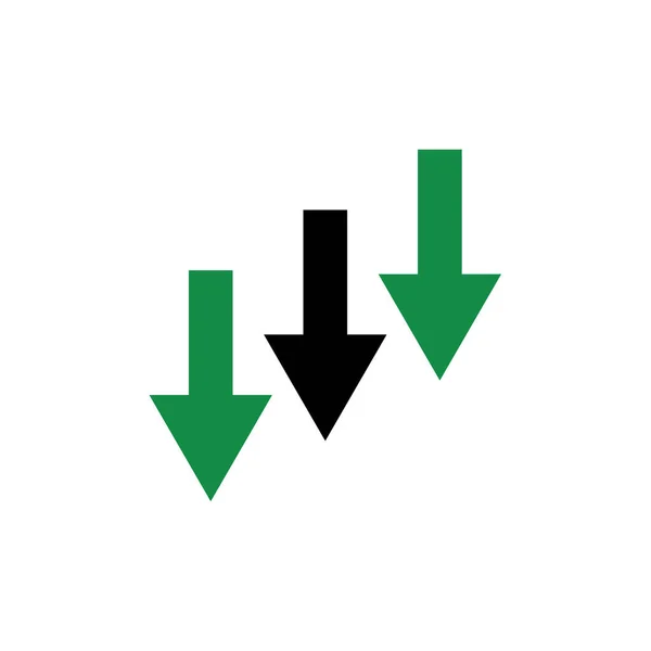 Vector Illustration Modern Arrows Icon — Stock Vector