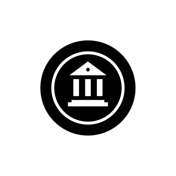 Ikona Banku Ilustracja Wektora — Wektor stockowy