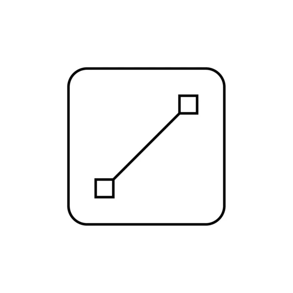 Abstraktní Polygonální Geometrická Ikona Vektorová Ilustrace — Stockový vektor