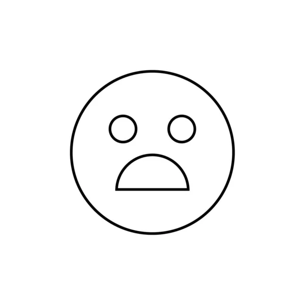 Emoji Icône Plate Illustration Vectorielle — Image vectorielle