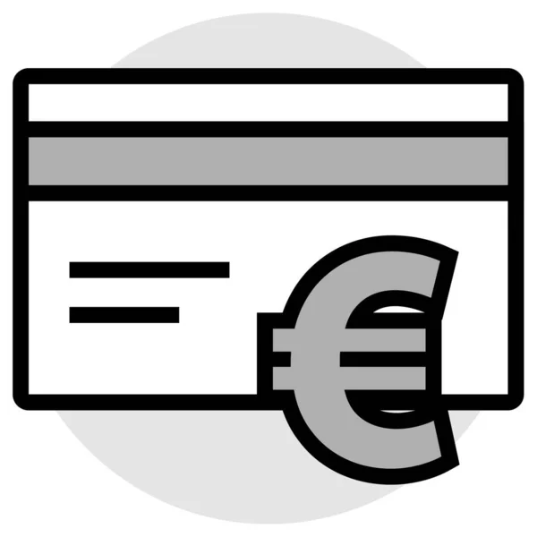 Ilustração Vector Pagamento Cartão Crédito —  Vetores de Stock