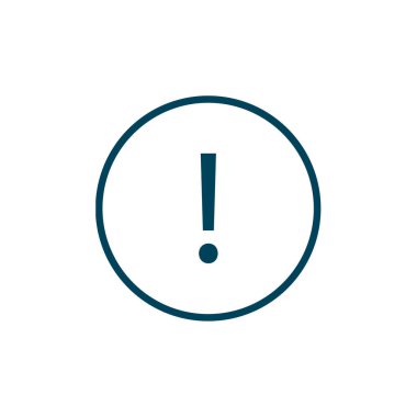  Ünlem işareti simgesi vektör çizim