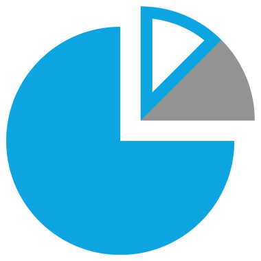 Pasta çizelgesi. Web simgesi