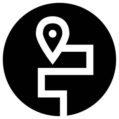 GPS ve Navigasyon simgesi vektör illüstrasyon tasarımı  