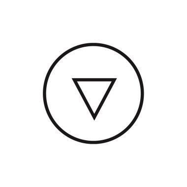 ok simgesi vektör illüstrasyonu   