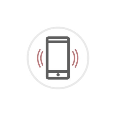 akıllı telefon çağrı simgesi vektör illüstrasyon tasarımı 