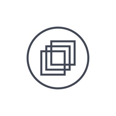 soyut yaratıcı logo simgesi tasarımı, vektör şablonu      