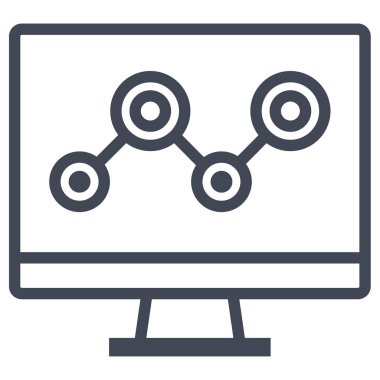 seo web simgesi basit illüstrasyon     