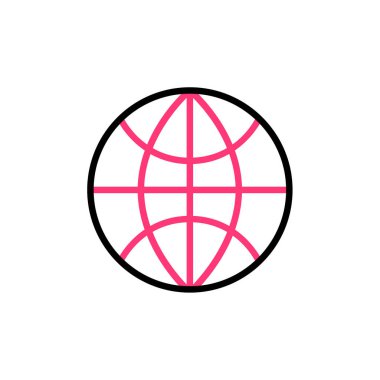 genel bağlantı vektörü ince çizgi simgesi 