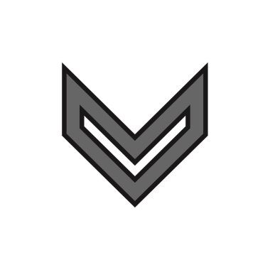 ok simgesi vektör illüstrasyonu   