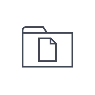 dosya dizini vektör illüstrasyonu