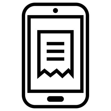 mobil alışveriş simgesi. Beyaz arkaplanda web tasarımı için telefon vektör simgesi 